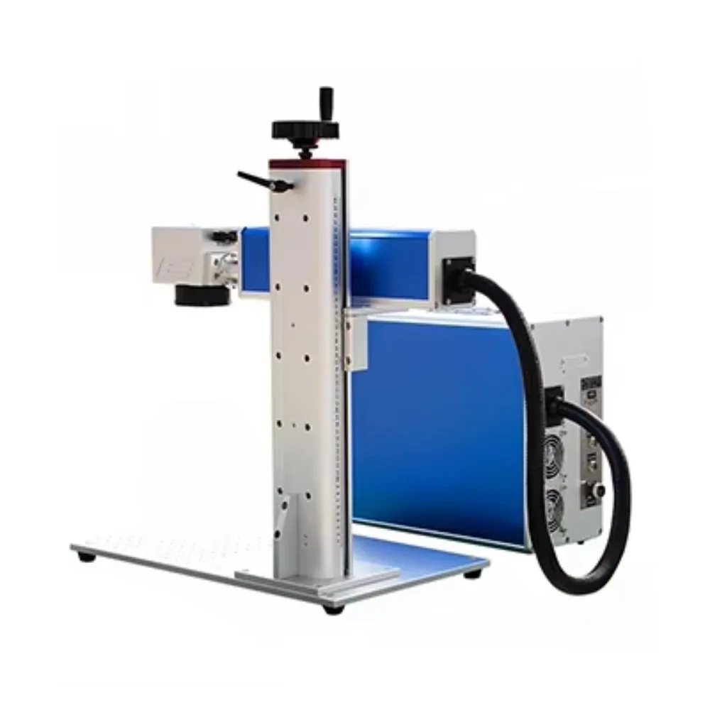20W/30W/60W/100w Galvo Fiber Engraver High-Accuracy Air-Cooled Metal Marking Machine with EZCAD Software