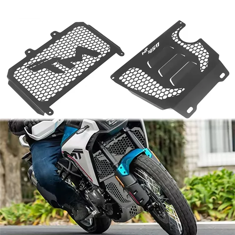 

Эффективная защита радиатора мотоцикла, защита радиатора дляcfmoto 450MT, защита масляного радиатора, решетка бака для воды двигателя