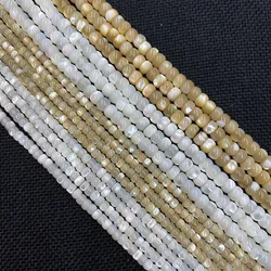 Perles naturelles exquises en coquillage de mer, en nacre de nacre, en forme de riz, en vrac, pour la fabrication de bijoux, collier, boucles d'oreilles, DIY