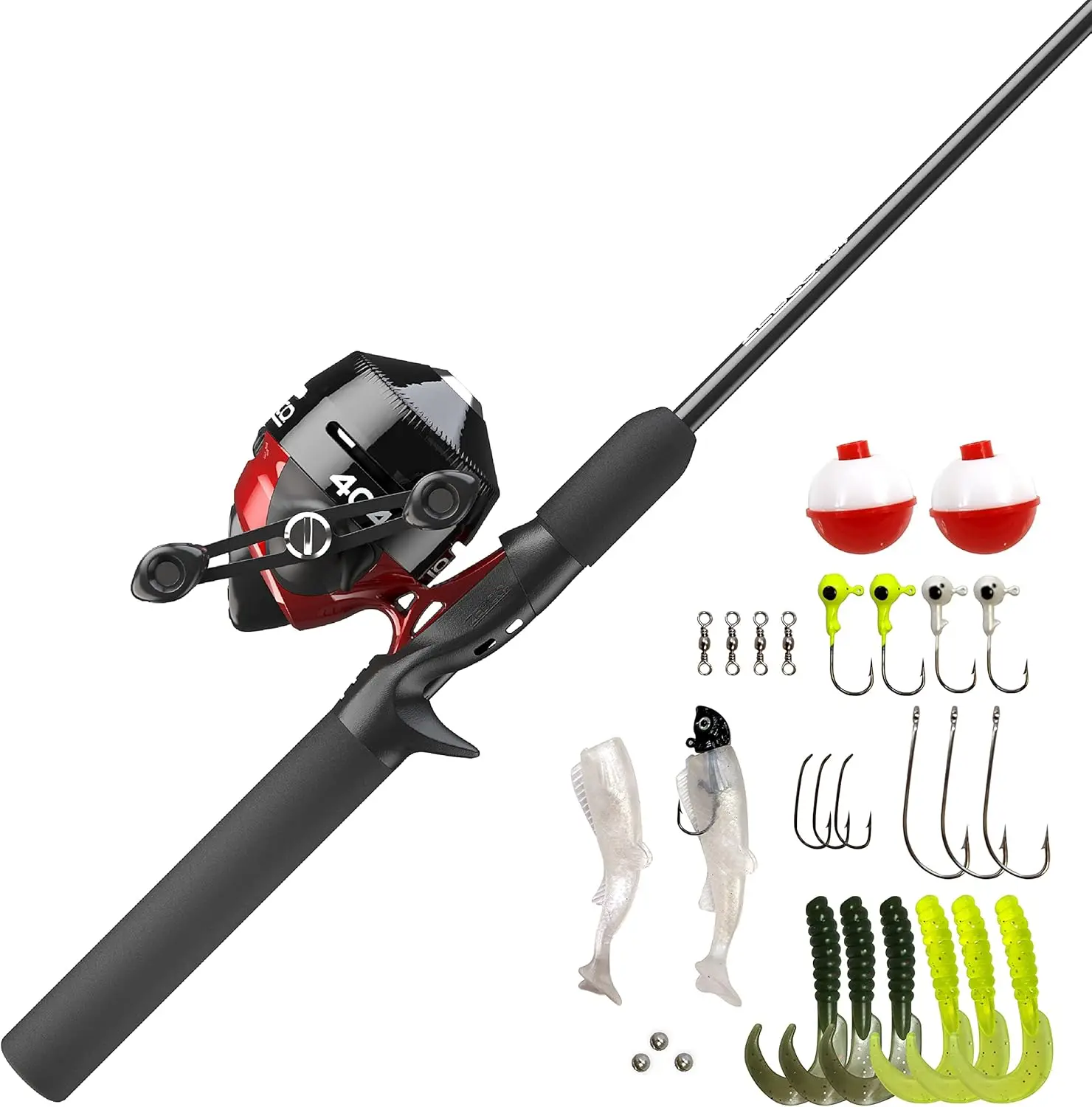 Spincast Fishing Rod and Reel Combo, 5'6