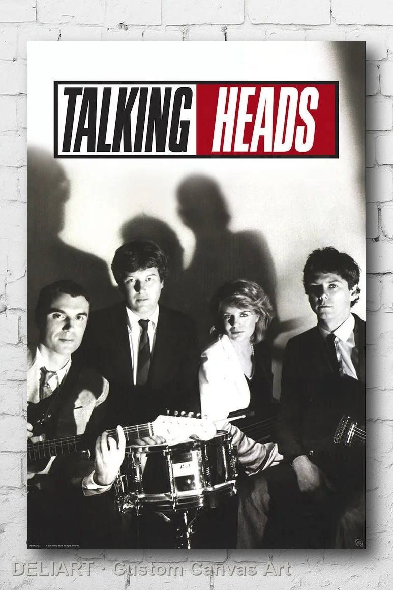TALKING HEADS - MUSIC Canvas Poster Custom Size Available Room Decoration Home Decor Wall Art