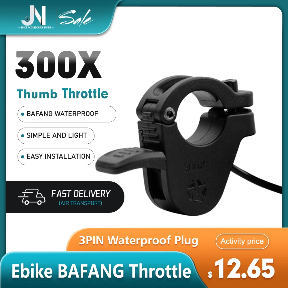 

Ручка газа BAFANG 300X (правая/левая) для электровелосипедов 24В 36В 48В 72В, запчасти для среднеприводных двигателей BAFANG BBS01 BBS02 BBSHD