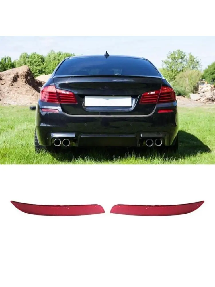 

63147842955,63147842956 Rear Bumper Fog Light Reflector Red Lens For F10 F18