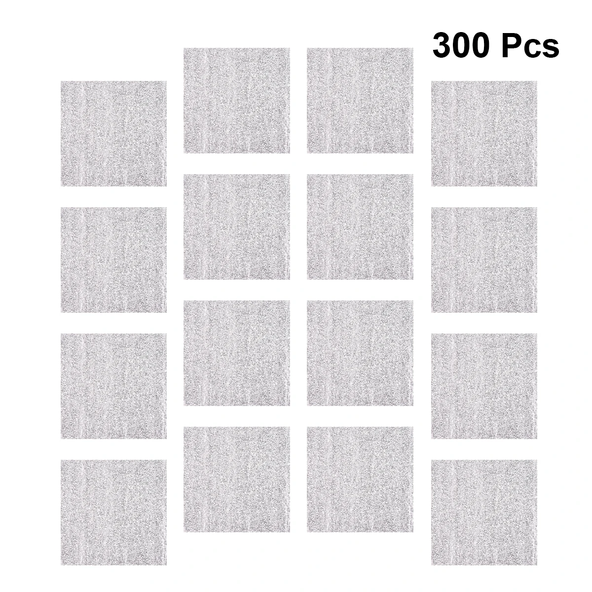 

300 PCS Tin Foil Wrapping Paper Aluminum Candies Packaging for Candy with Silver Wrappers Miss