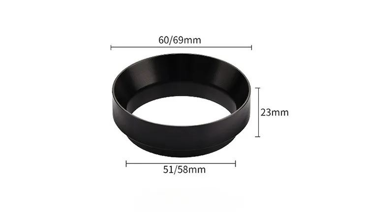 51MM 53MM 58MM Kaffee Dosierung Ring Magnetische Für Delonghi Breville Siebträger Espresso Zubehör Barista Trichter Werkzeug Coffeeware – Detail 13