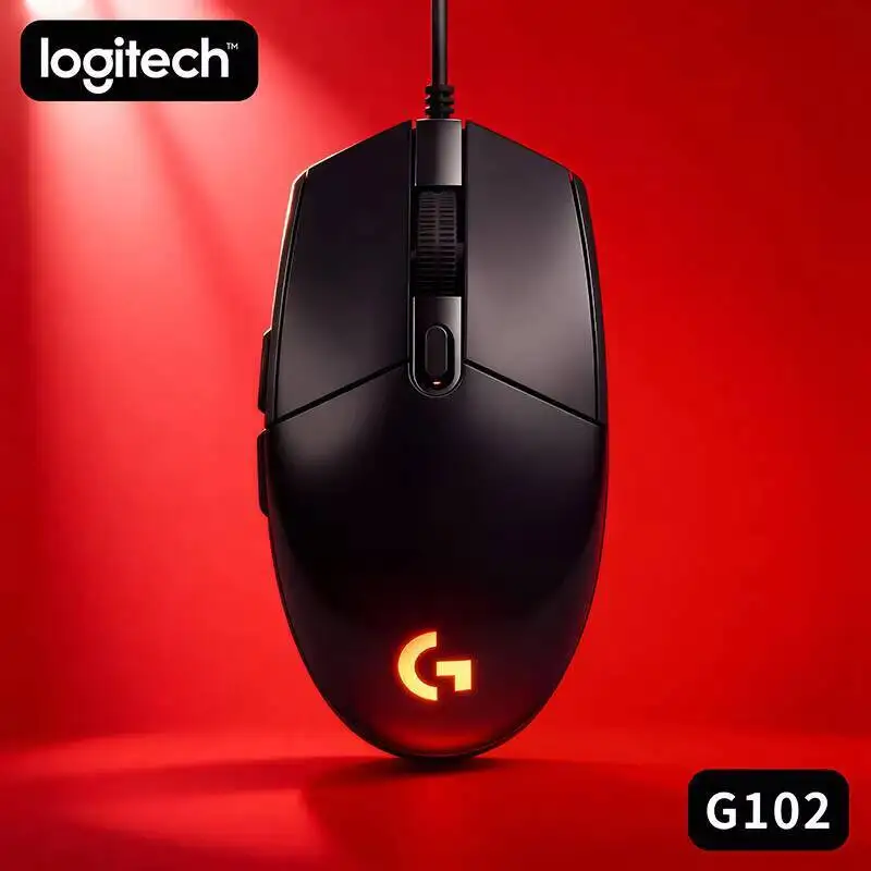 

Игровая мышь Logitech G102, проводная RGB-подсветка, 6 программируемых кнопок, 8000 точек на дюйм, регулируемая, эргономичная, подходит для настольного ноутбука