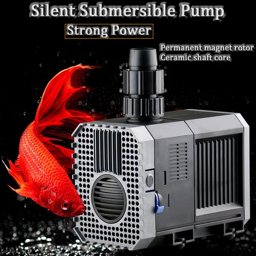 Imagen 1 del producto Bomba sumergible de Rotor de imán permanente silencioso, 8W-100W, para pecera, bombeo, circulación, piscina, filtración, fuente, rocalla