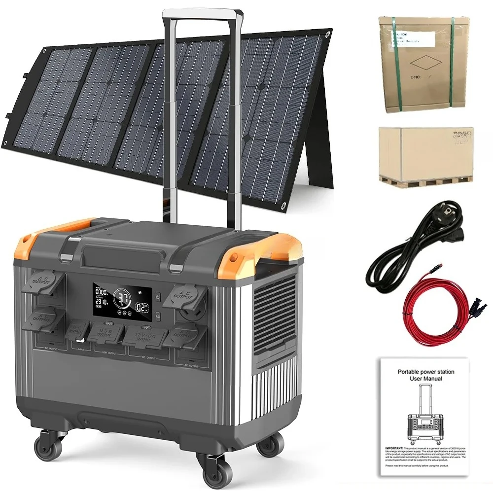5KW 10KW 15KW Expansion 50KW Portable Powerstation Home Energy Storage System Support UPS 5KWh 10KWh 15KWh Expansion 100KWh