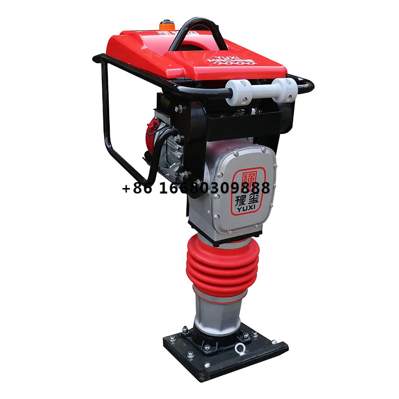 factory price best sale rammer vibrating concrete electric tamper rammer 5.5hp Soil Jumping Tamp Compactor