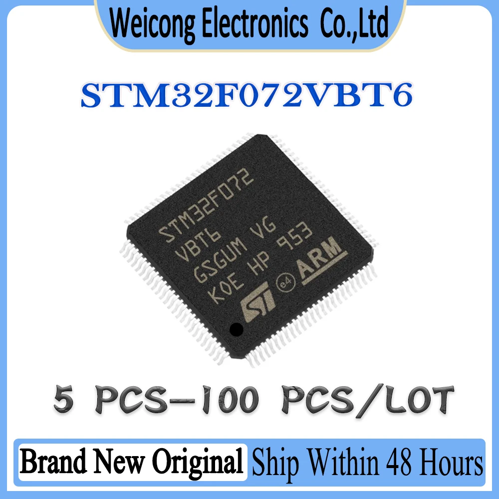 STM32F072VBT6 STM32F072VBT STM32F072VB STM32F072V STM32F072 STM32F STM32 STM New Original IC MCU Chip LQFP-100