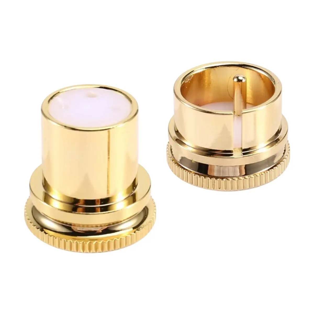 A003 Hifi Audio Gilded Plated Protective Cover Gilded Covers Dust Cap Shielded Antioxidant for XLR Female/Male Socket