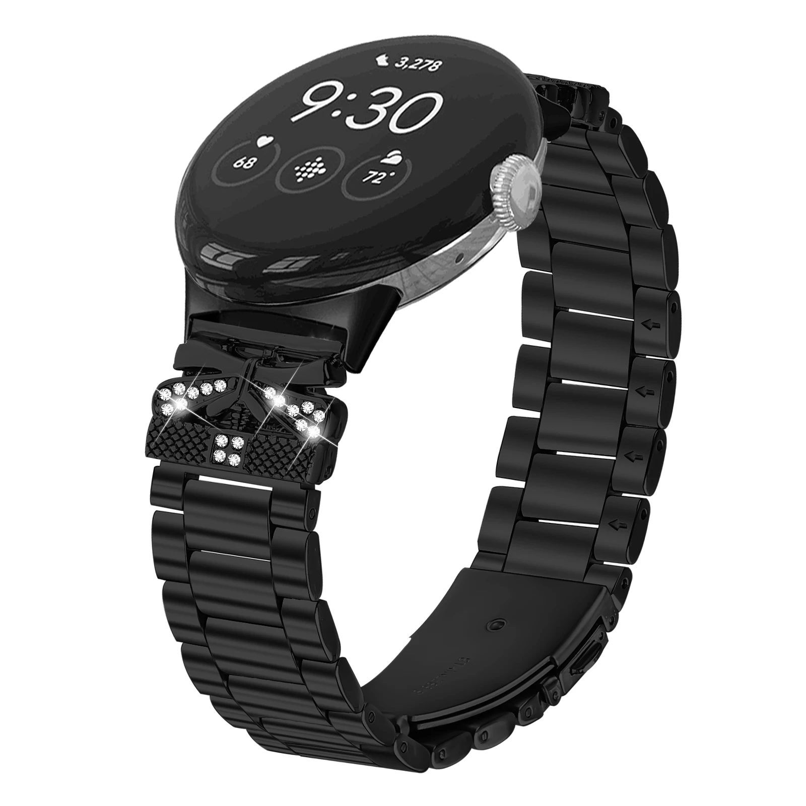 حزام من الفولاذ المقاوم للصدأ لساعة Google Pixel Watch 2 Smartwatch سوار معدني بديل لسوار معصم Google Pixel Watch3 41 ملم