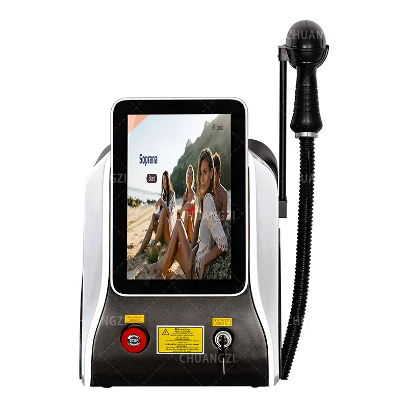 جهاز إزالة الشعر بالليزر ثنائي الصمام الثلجي ، wead W ، our our ، 1064 نانومتر ، سعر المصنع