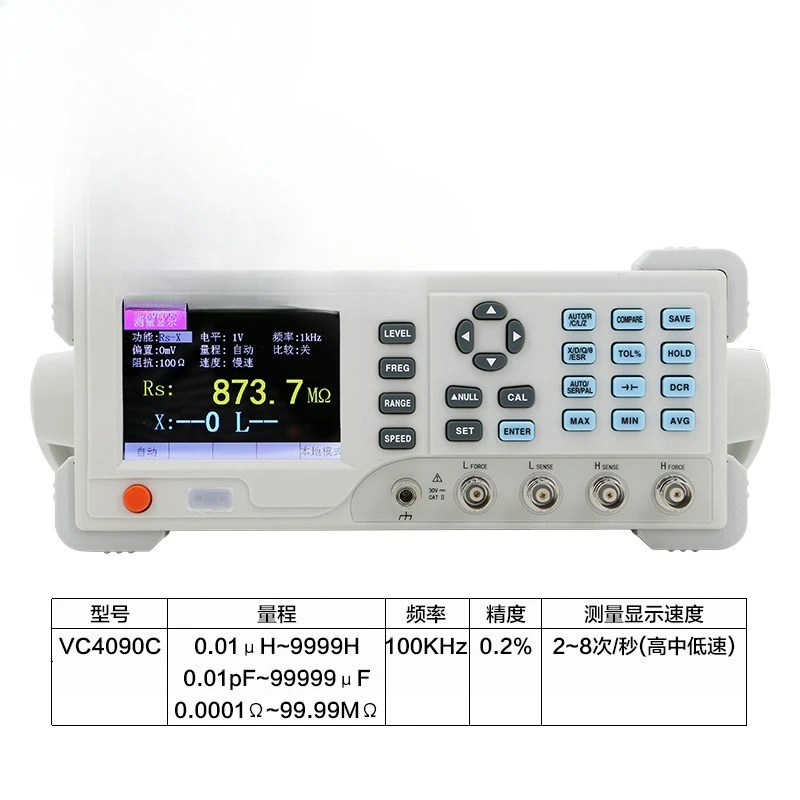 4092D Benchtop LCR Digital Bridge Resistance Inductor Capacitance Meter Tester