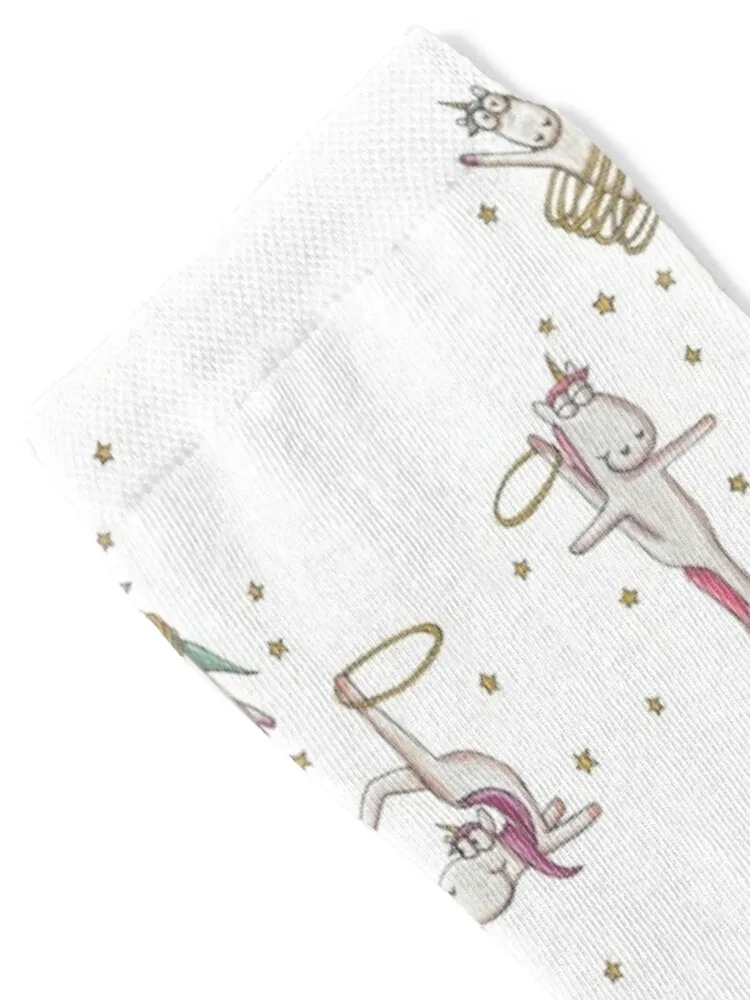 Hula Hooping Unicorns Socks warm winter Thermal man winter winter gifts sheer Socks For Man Women's