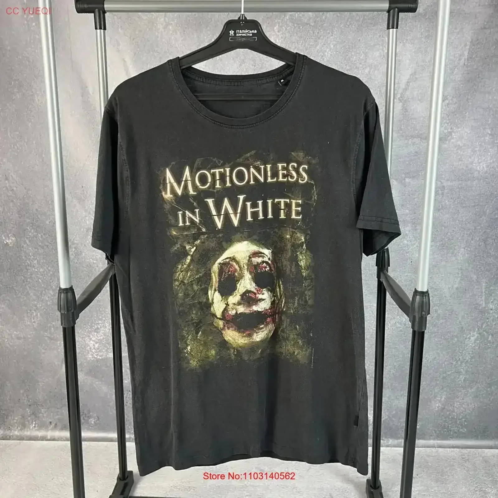 Motionless in white horror merchandise T shirt vintage Washed designer clothes Soft Comfortable Breathable Stylish Versatile