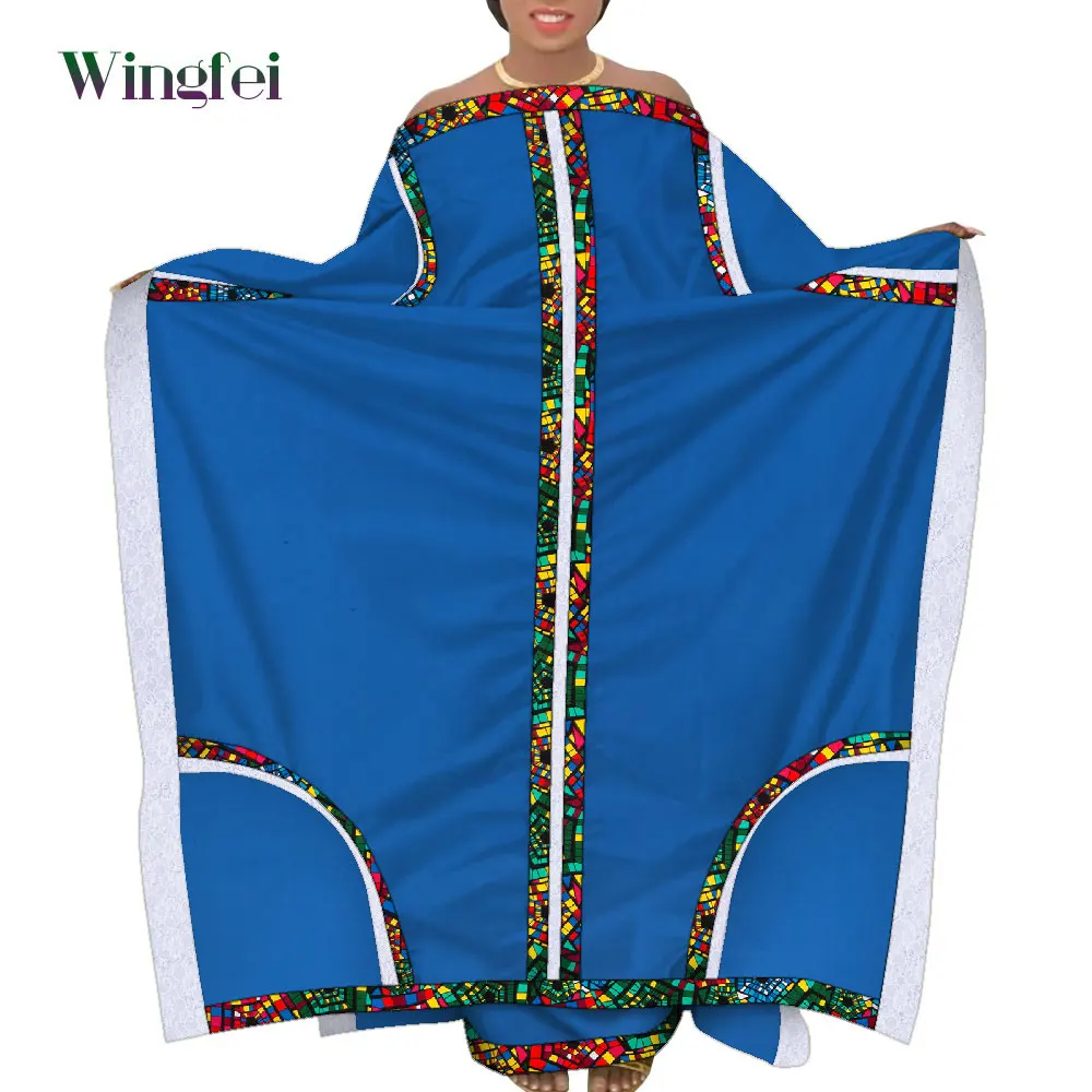 Châu Phi Váy Đầm Cho Nữ Miếng Dán Cường Lực Rời Đầm Maxi Dài Áo Dây Đầm Dashiki Nữ Trang Phục Truyền Thống Châu Phi Bộ Quần Áo Phong Cách Wy10145