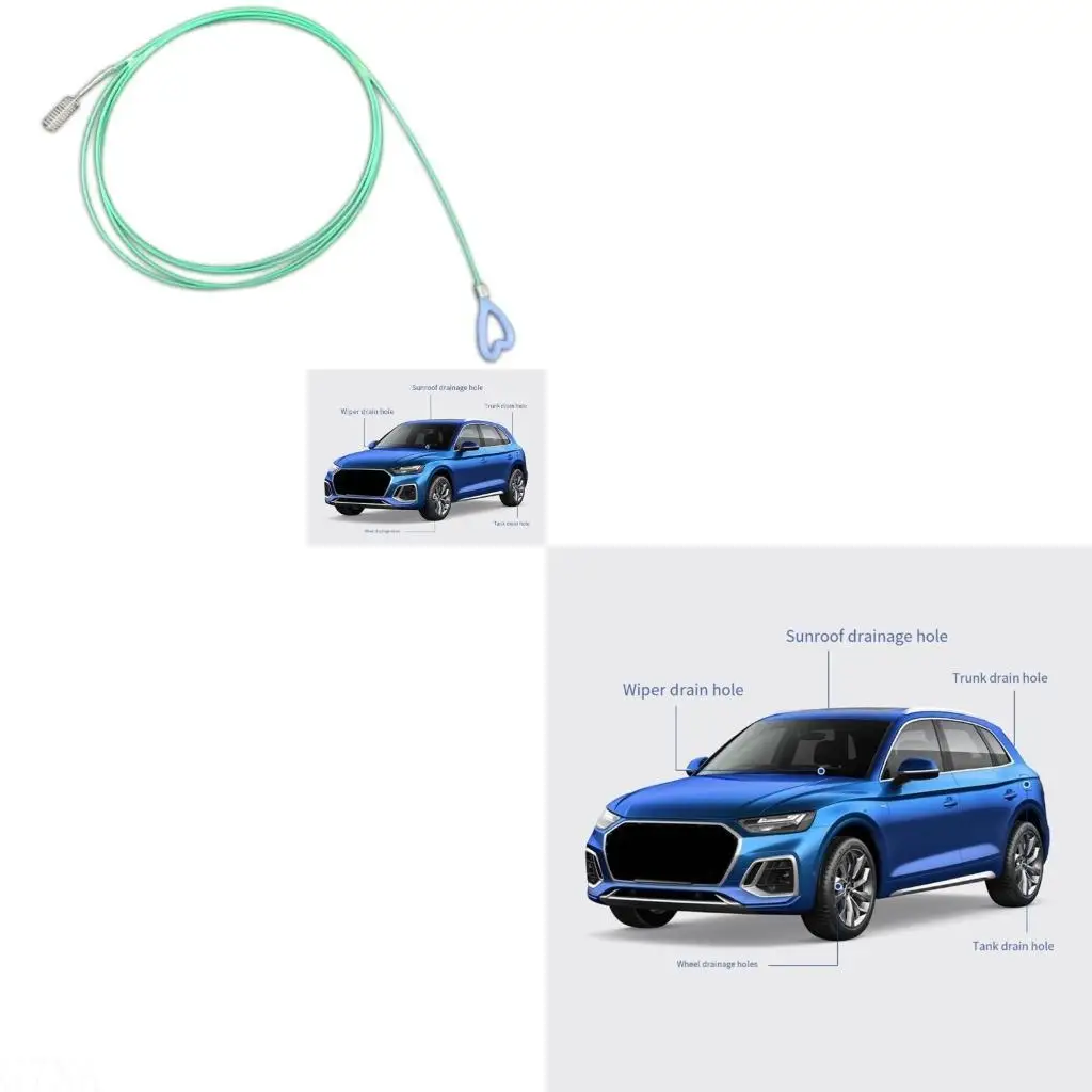 G7NA Auto Sunroof Drain Cleaning Tool,Flexible Drain Brush Long Pipe Cleaner for Car, Pipe Cleaning Brush Drain Hole Brush