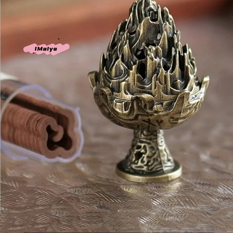 M-Boshan Incense Burner - Desktop Decoration/Home Office Decoration Collectibles, Creative Portable Mini Incense Burner For Yoga
