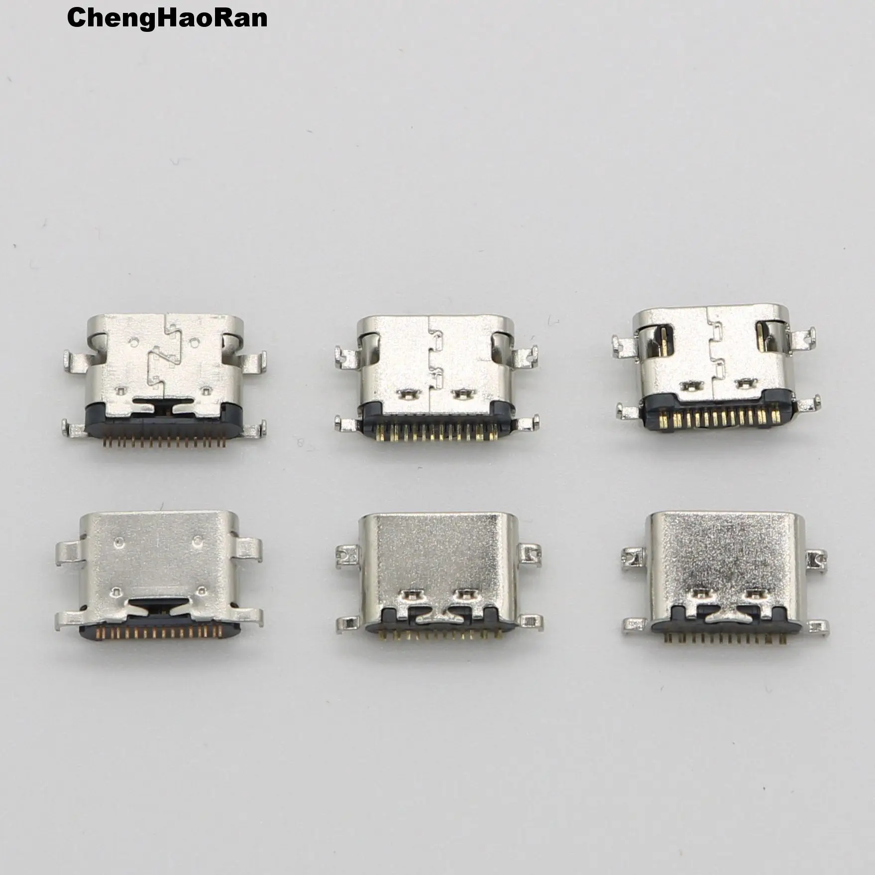 5PCS USB 3.1 Type C Connector 16 Pin 16P Female SMT Tab jack Version Socket For Ulefone Power 5 MTK6763 Octa Core 6.0 / iPaly40