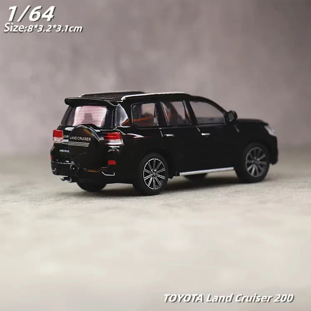 JKM-Diecast سيارة سيارة كلاسيكية للأطفال والمراهقين ، مركبة قديمة ، لاند كروزر ، مركبة LC200 ، هواية لجمع الهدايا ، 1:64