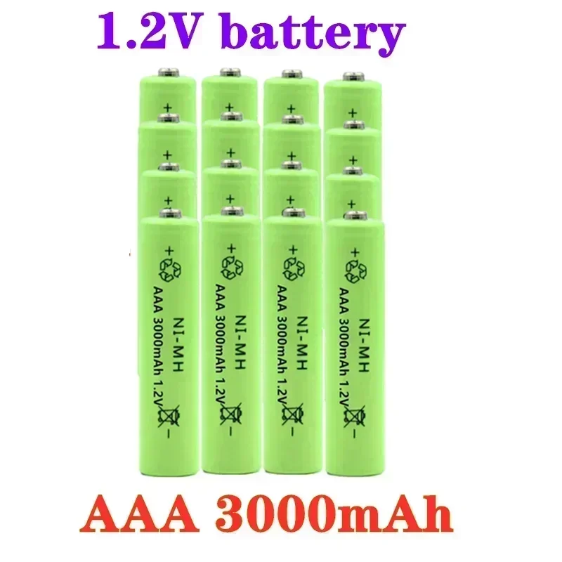 

100% New 1.2v NIMH AAA Battery 3000mah Rechargeable Battery Ni-mh Batteries AAA Battery Rechargeable For Remote Control Toy