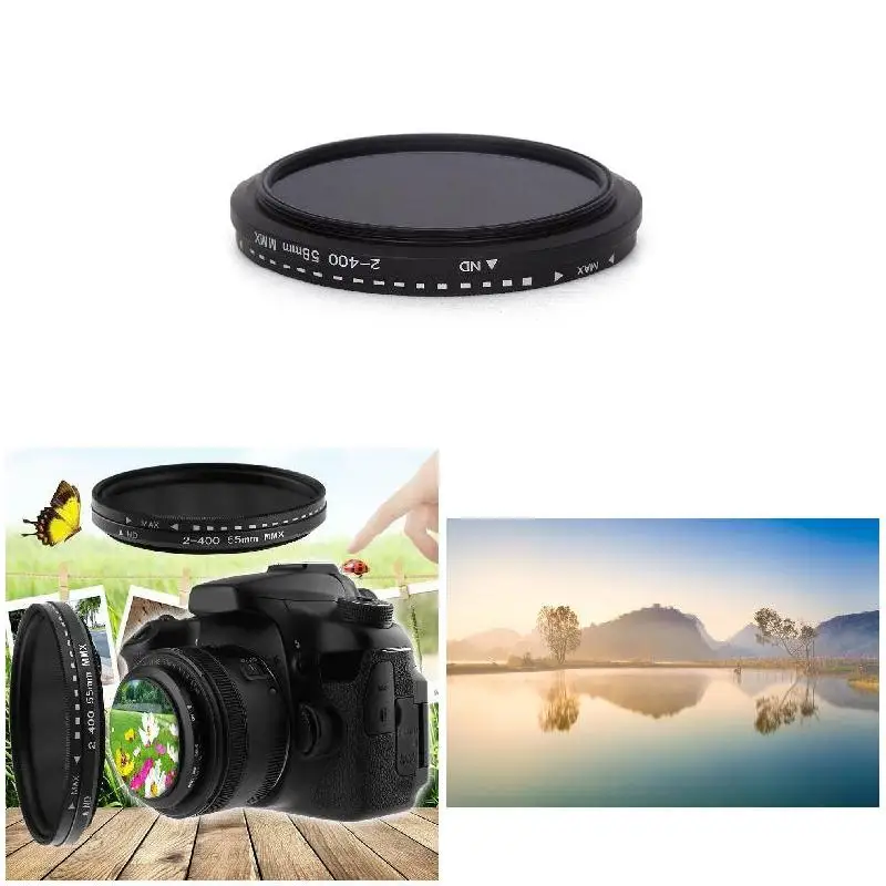 Fader Variable ND Filter Dimmer Adjustable ND2 to ND400 Neutral Density For Photography Camera Lens