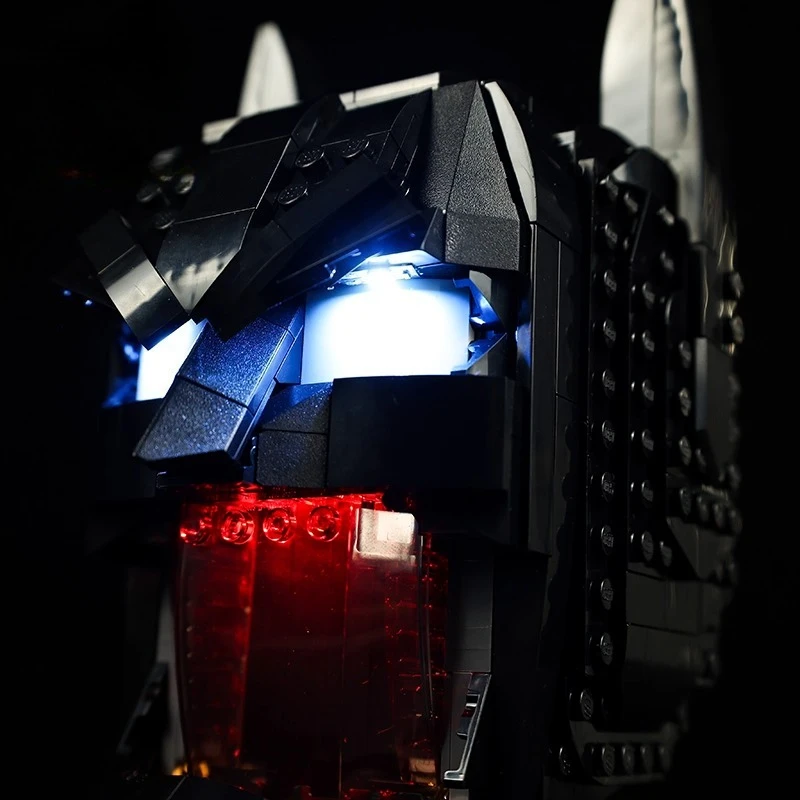 مجموعة إضاءة LED مناسبة لـ LEGO Batman Batman Cowl 76182 (لا تشمل مكعبات البناء) #4