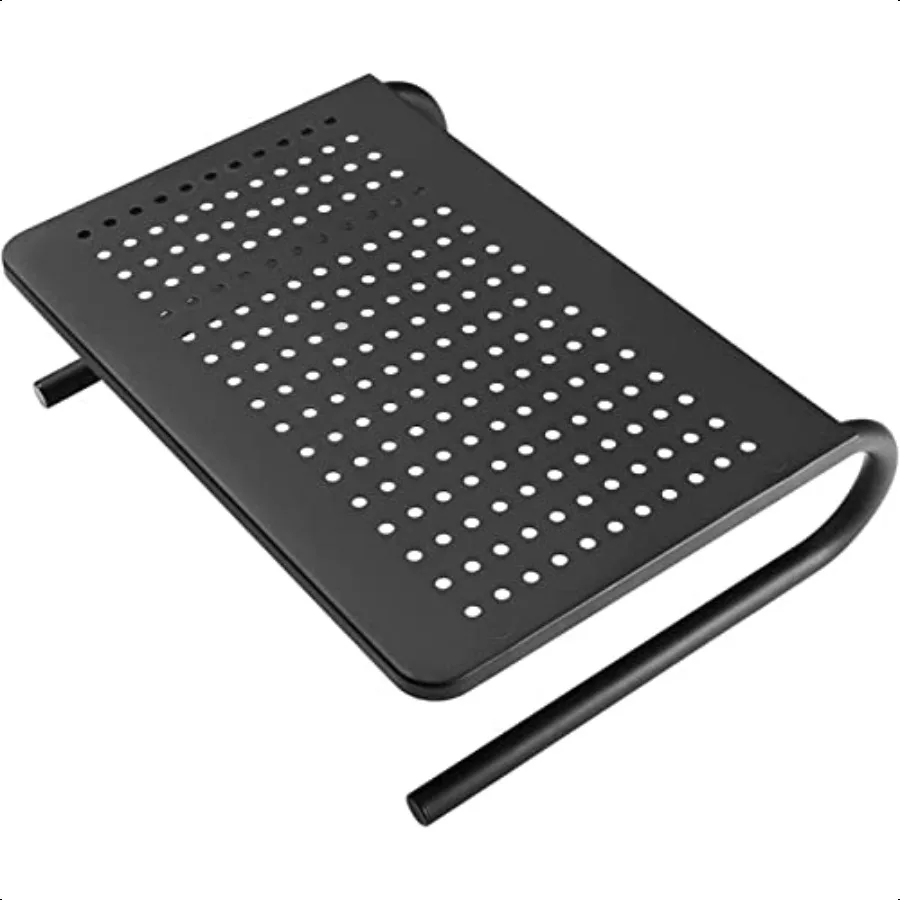 

tek Monitor Stand Riser for ComputerLaptop Printer Notebook and All Flat Screen Display with Vented Metal Platform and 4 Inches