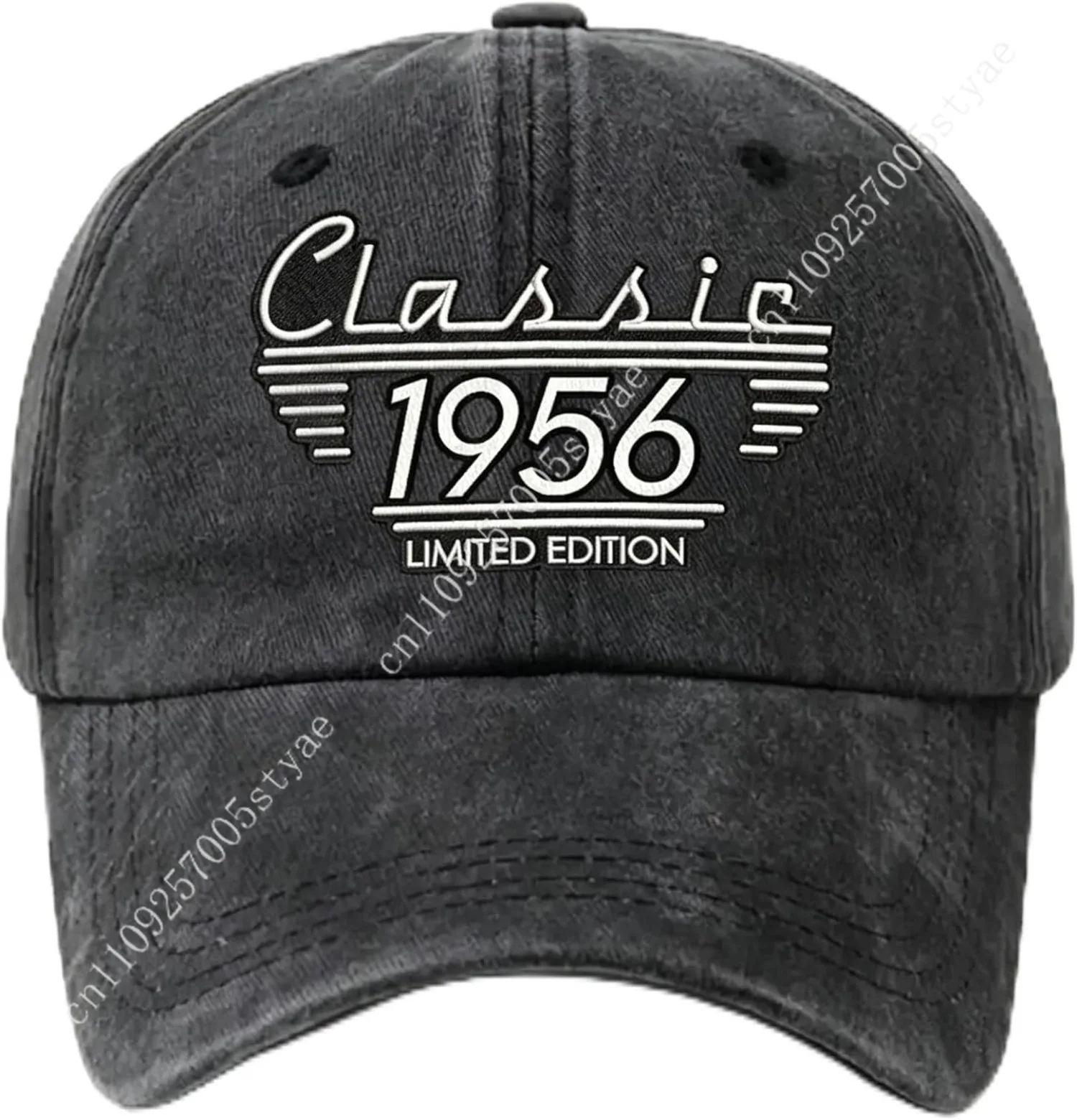 Personalized Custom Vintage Washed Denim Cap(011)