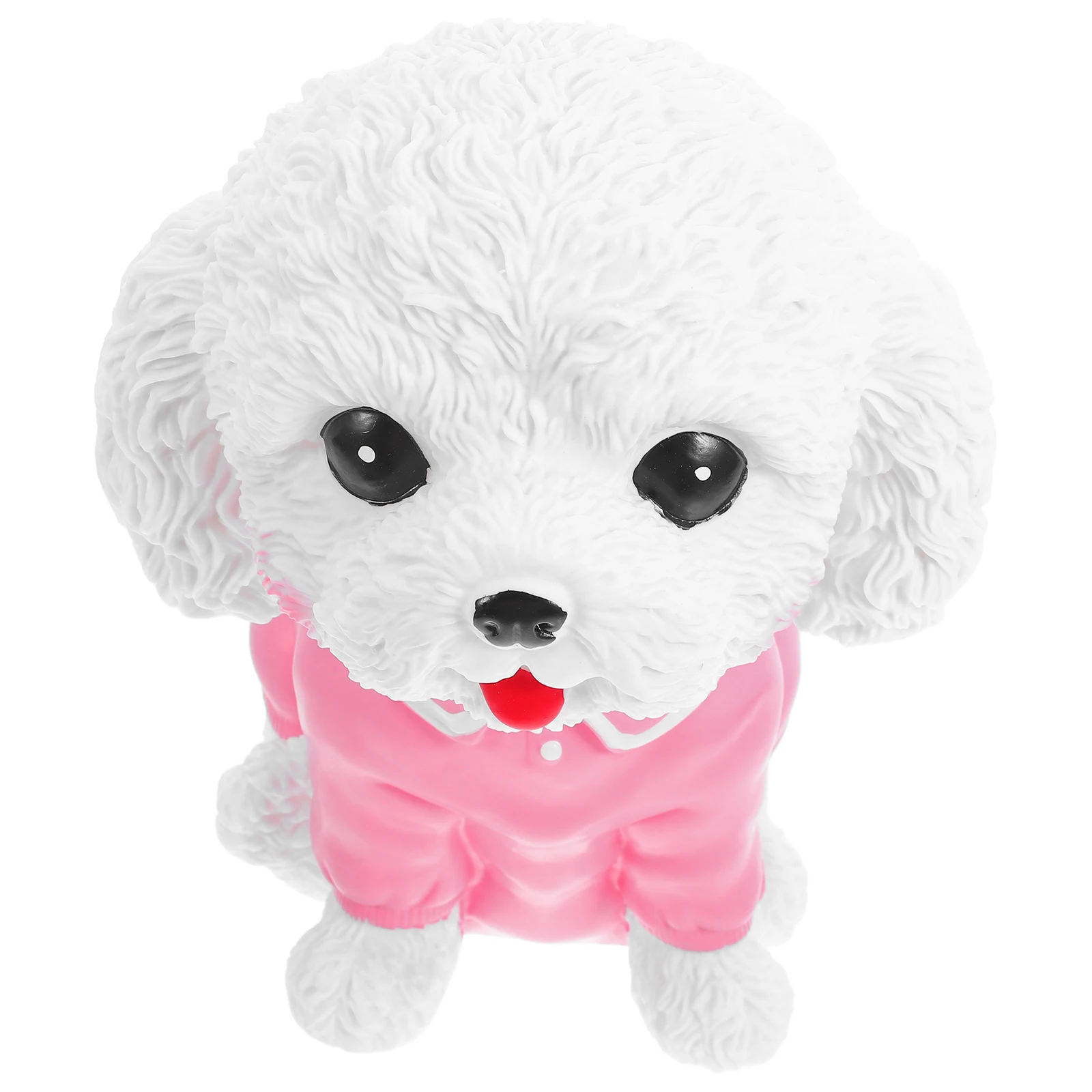 

Cute Puppy Piggy Bank Kids Rubber Coin Saving Jar Sturdy PVC Animal Shaped Money Pot Large Capacity Easy Retrieval for Children