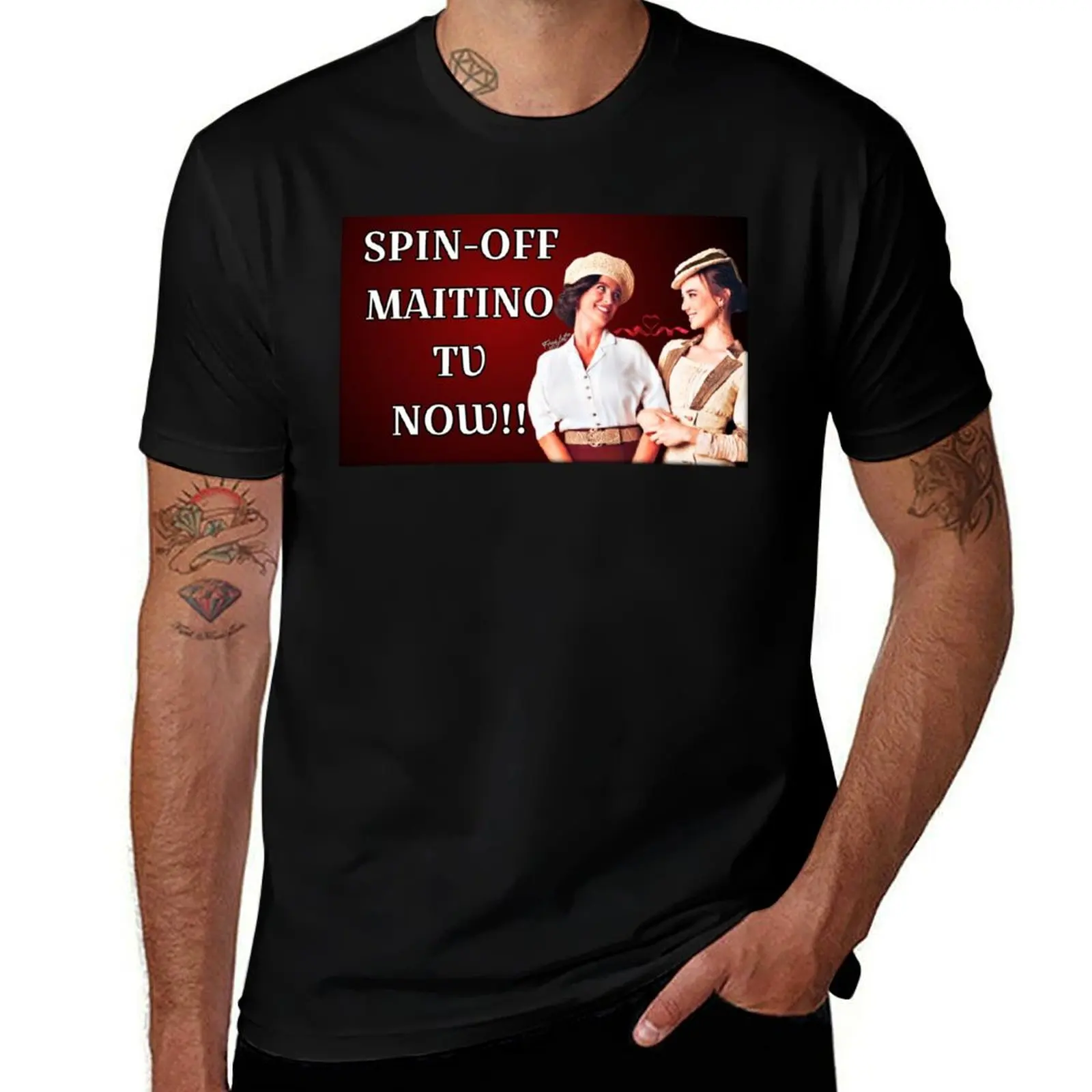 

SPIN-OFF MAITINO TV NOW!! T-Shirt cotton t shirt pack man t shirt cotton T-Shirt