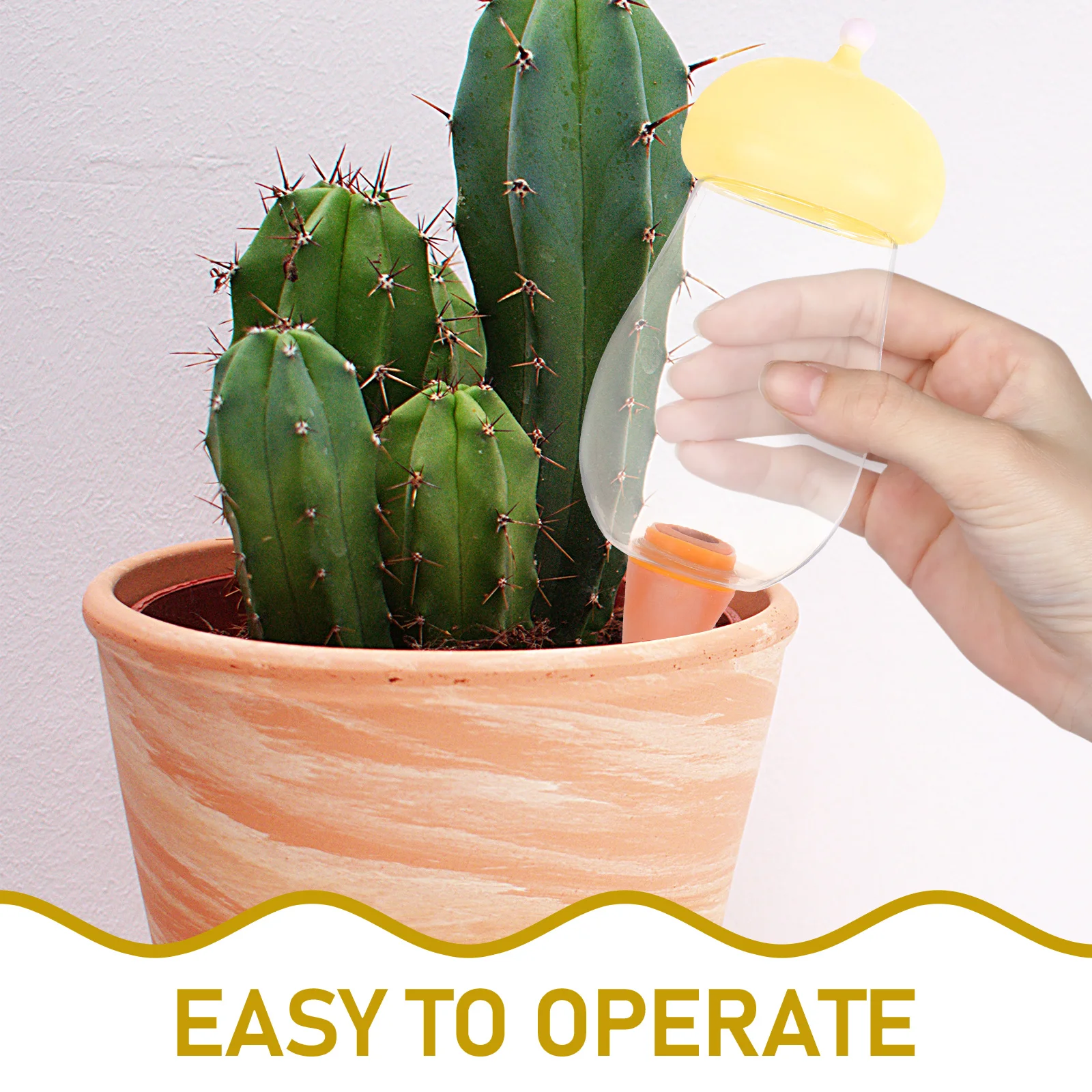 

Ceramic Automatic Watering Spikes Mushroom Style Plant Watering Device for Indoor Outdoor Use Self Hydrating Stakes for Healthy