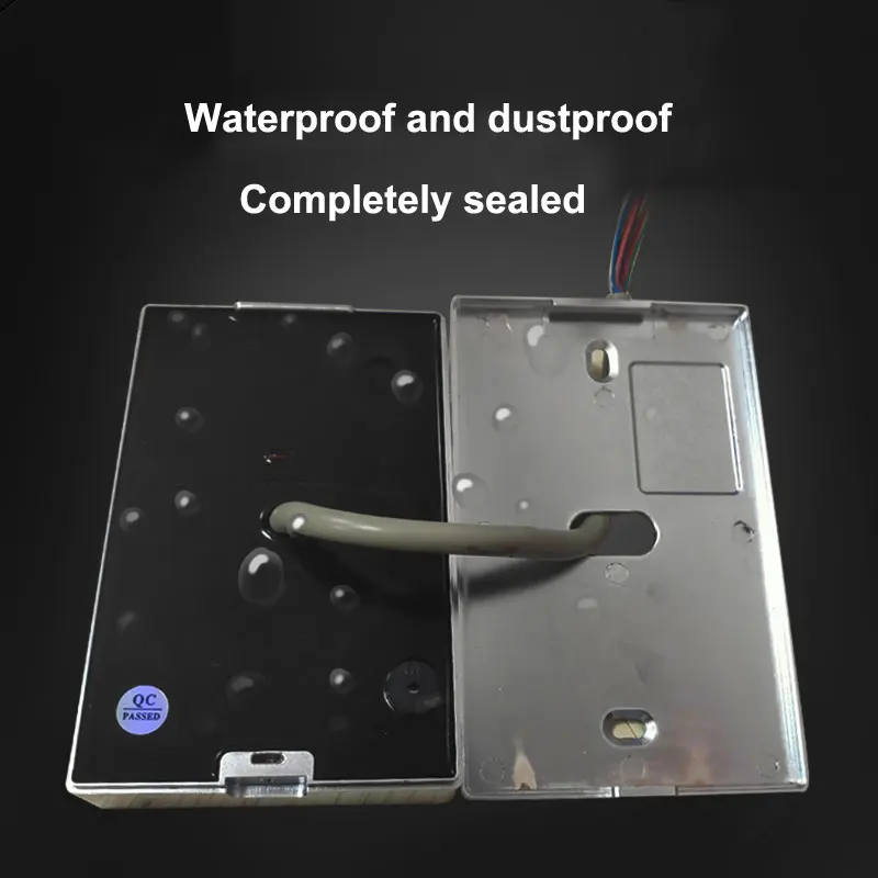 Sistema de acesso autônomo, teclado sensível ao toque, cartão de identificação, 2000 peças, usuários, instalação interna/saída, à prova d'água, ip67, 2 peças, cartão mãe, 10 peças, etiquetas