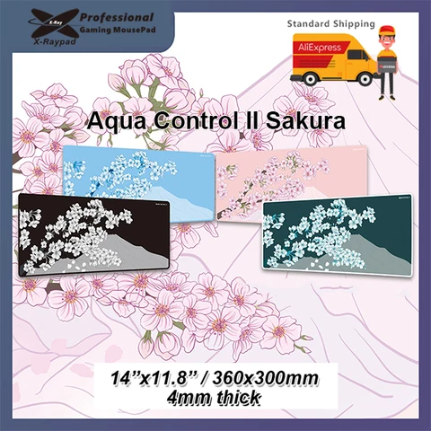 X-Raypad Aqua Control II Sakura коврик для мыши — пример использования