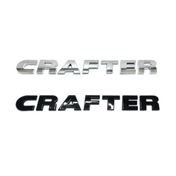 2019 Rear Lettering Signs Gloss Black Color Crafter Trunk Car Emblem