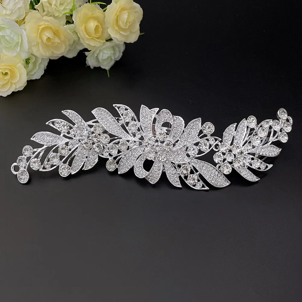 

Bride Hair Comb Rhinestone Bridal Headpiece Luxurious Wedding Headdress Charming Bride Wedding Hair Accessories