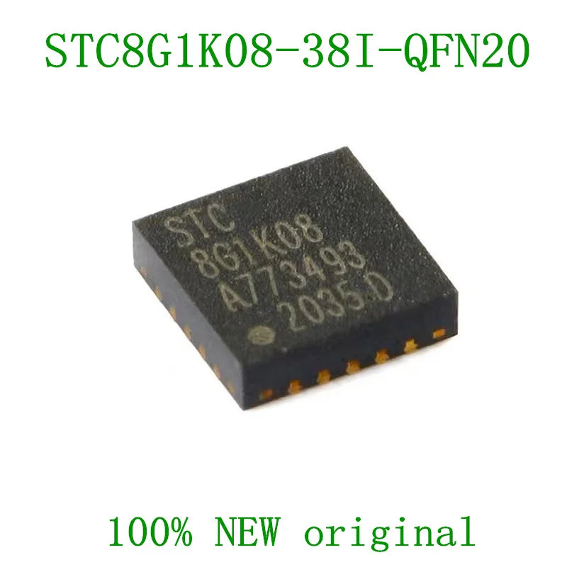 

STC8G1K08-38I-QFN20 Microcontroller MCU