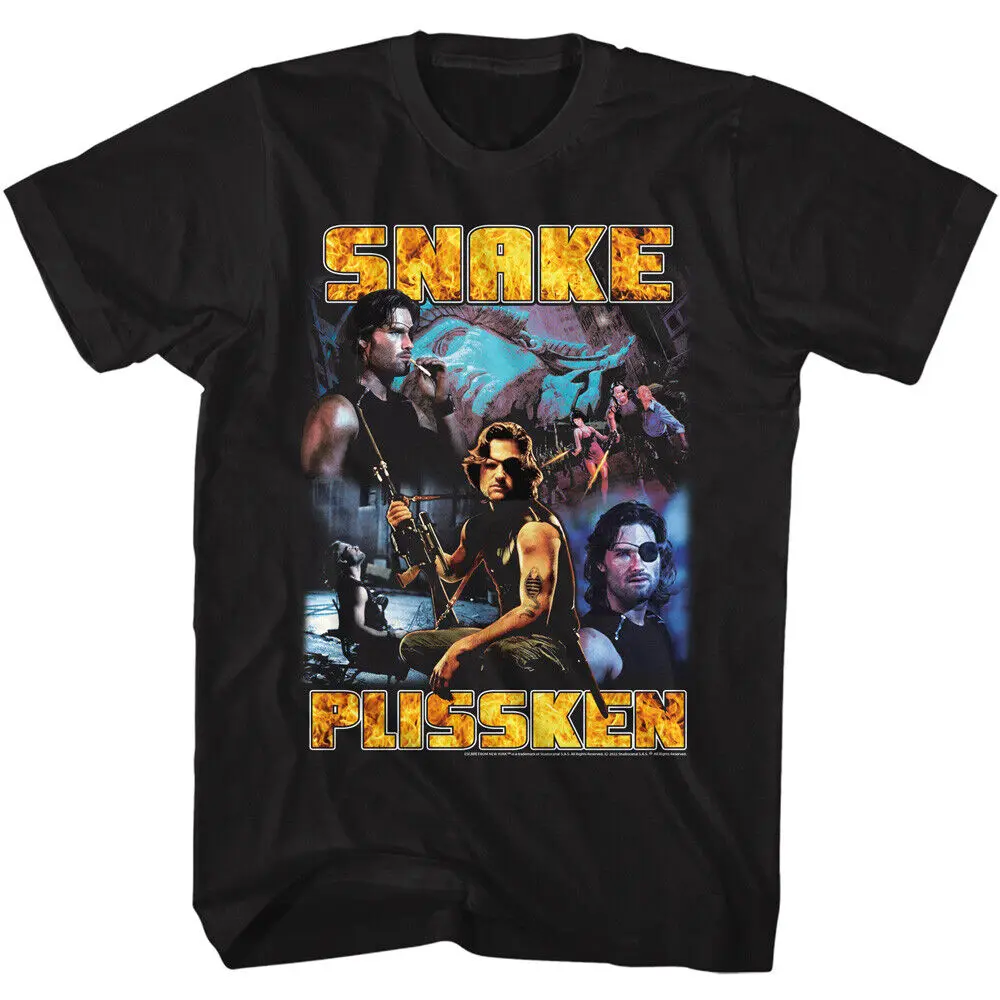 

Escape From New York Movie Snake Plissken Photo Collage Men's T-Shirt