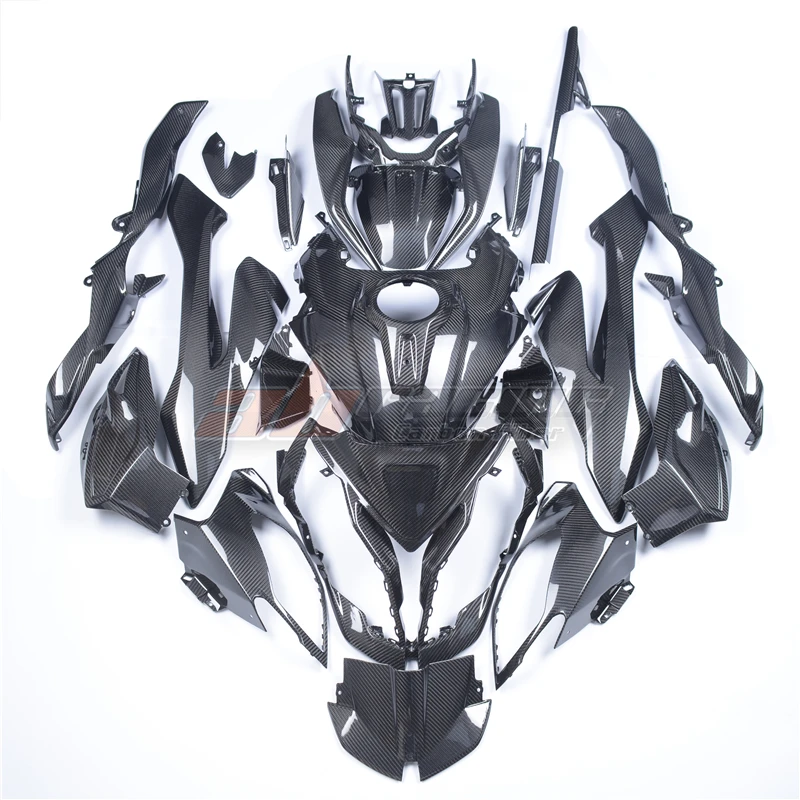 Full Fairing Kits Front Fender Swingarm Guard Cover Rear Hugger in Carbon Fiber For BMW S1000XR 2015-2019 Full Carbon Fiber 100%
