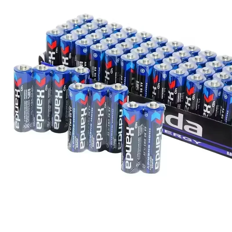 AA 1.5V 90mAh Disposable Carbon Zinc Dry Battery New Carbon Zinc Manganese Battery for Small Toys Clock Remote Control LED Light