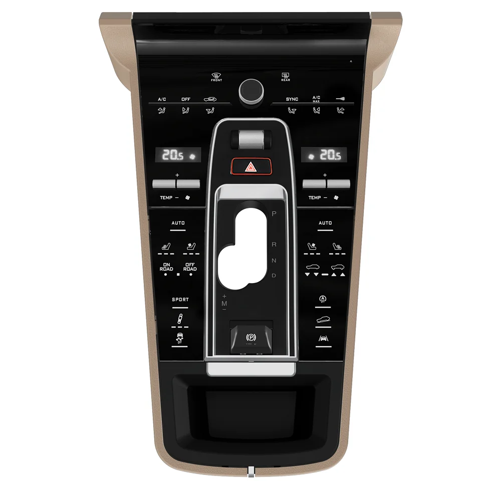 Touch Panel Car Center Console Gear Shift Panel for Porsche Cayenne 2010-2017 LCD Interior Decorative Accessories 5