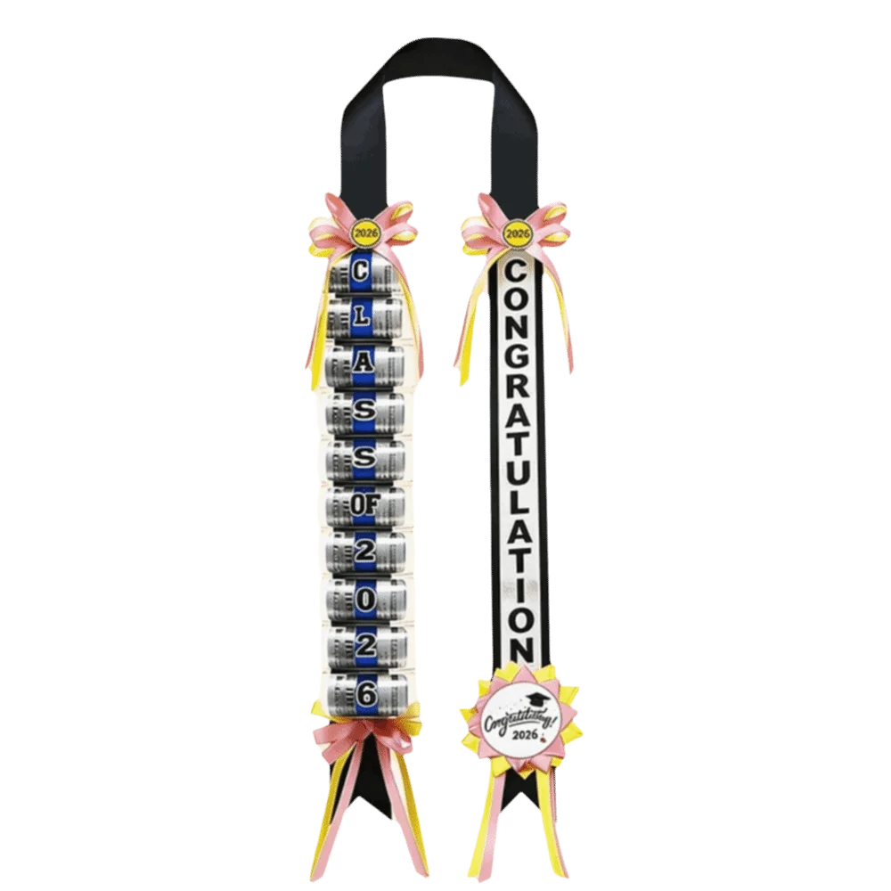 

Necklace Style Elegant Garland Design With Cash Holder Elegant Design Wreath Making Ribbon Set Colorful Decorative