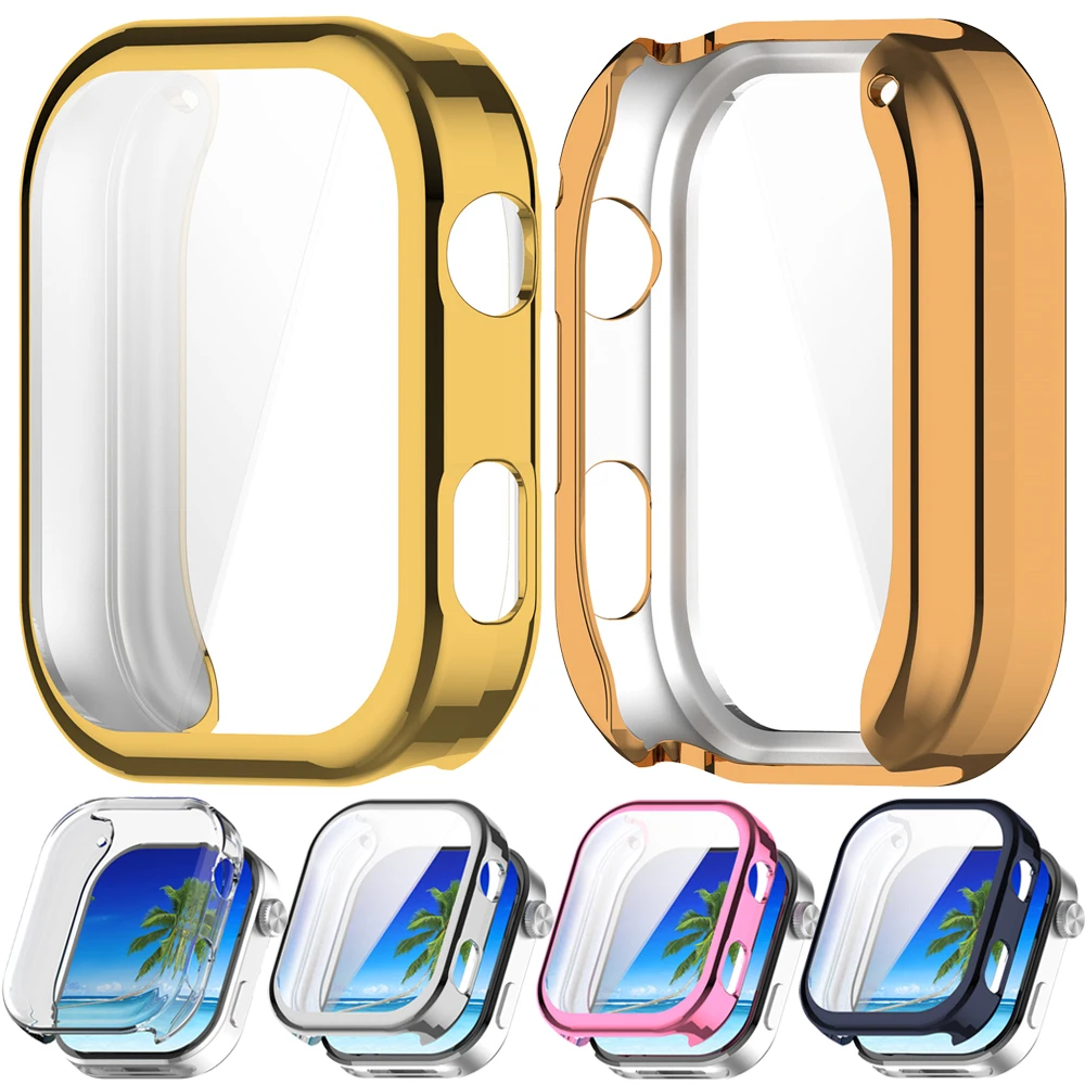 حافظة واقية غطاء شل لساعة Xiaomi Band 8/9 Pro حافظات إطار لساعة Redmi 4/5/6 6 5 4 ملحقات حماية للشاشة من البولي يوريثان