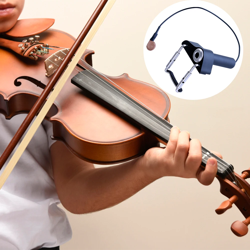 Musical Instrument Viola - バイオリンピックアップ楽器ピックアップインスタント本格的な音響サウンドプロフェッショナルバイオリンビオラピックアップバイオリンアクセサリー
