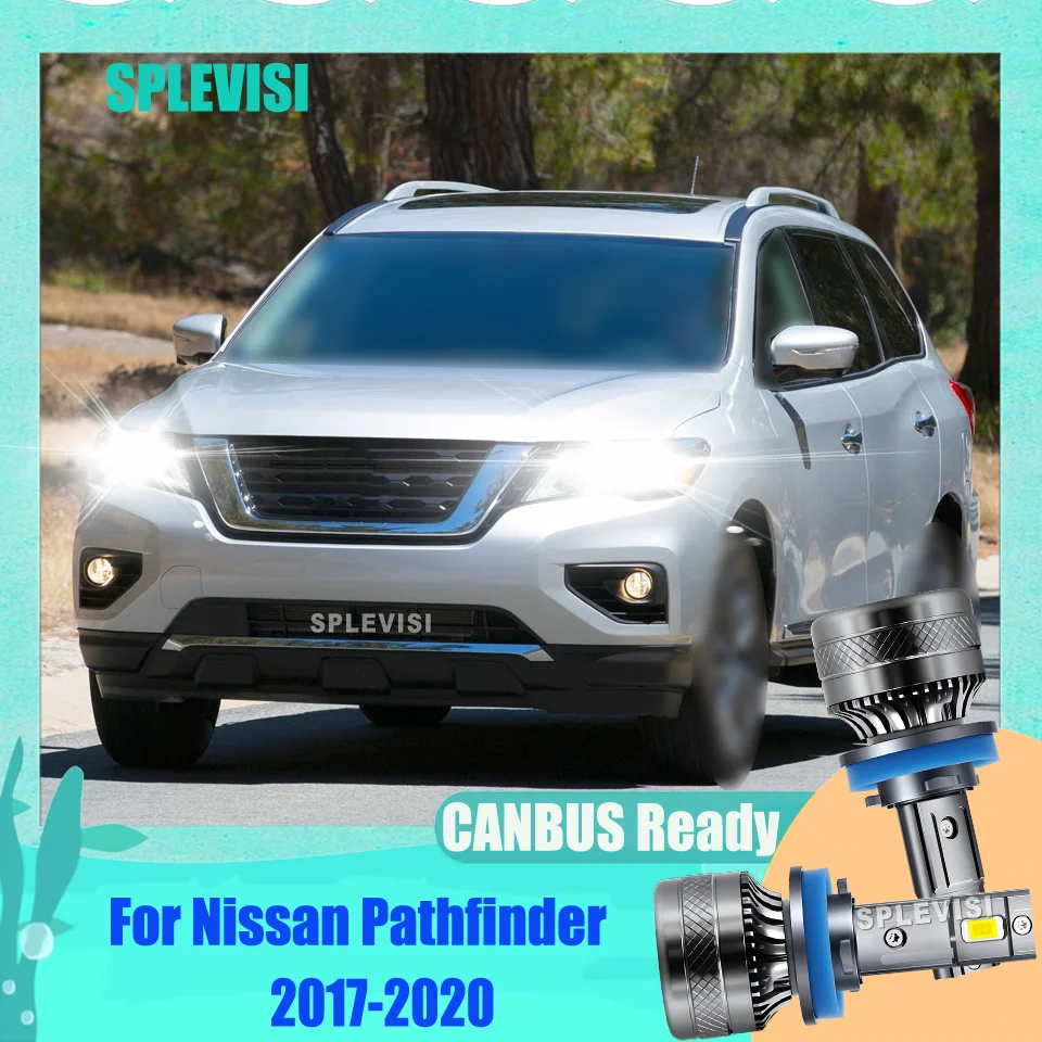 

H11 Waterproof LED 12V Car Headlight High/Low Beam Bulbs Kit For Nissan Pathfinder 2017-2020 Sentra 2013-2019 Versa 2021-2022