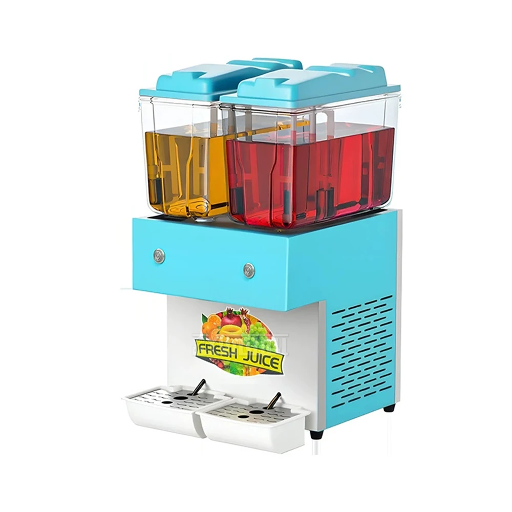 Cold and Hot Beverage Machine Commercial Juicer Double Cylinder Frozen Drink Slush Slushy Making Maquina De Jugos Granizados