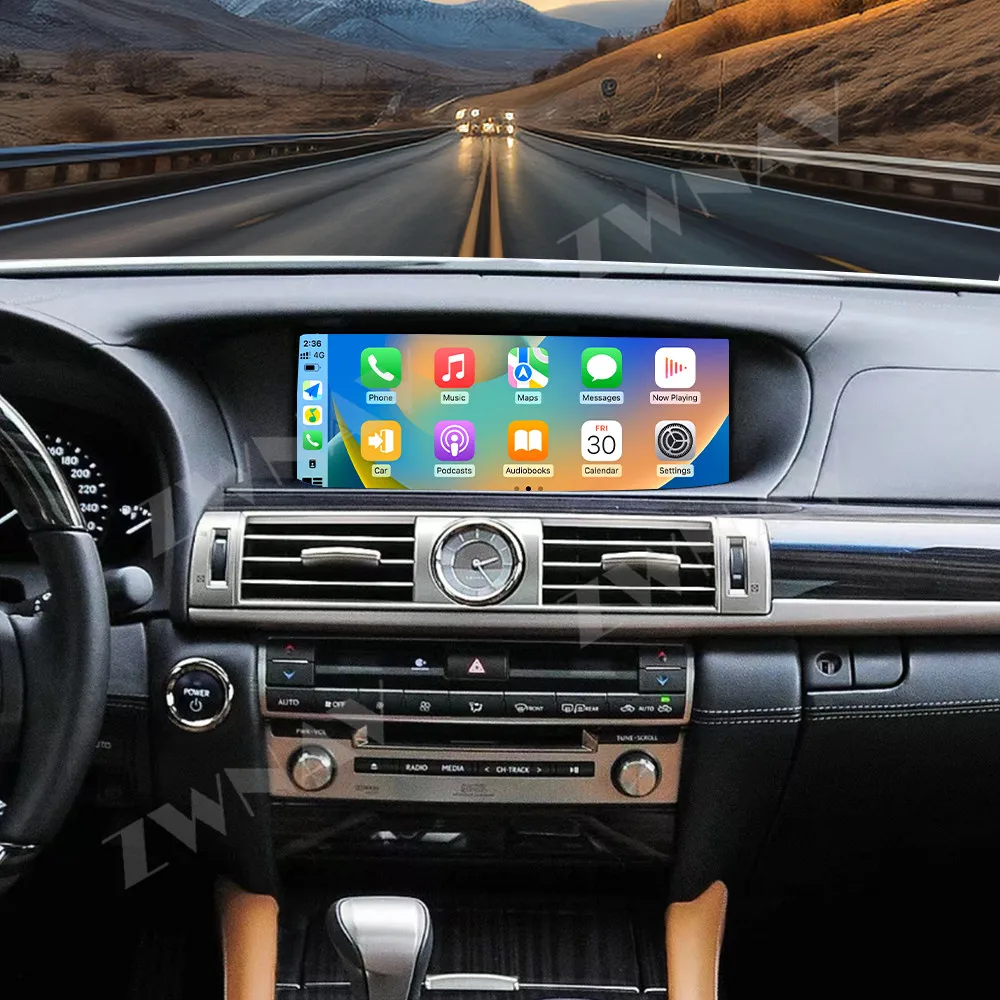 

12.3” For Lexus LS 2013-2016 Android auto touch screen GPS navigation carplay multimedia player radio wireless head unit