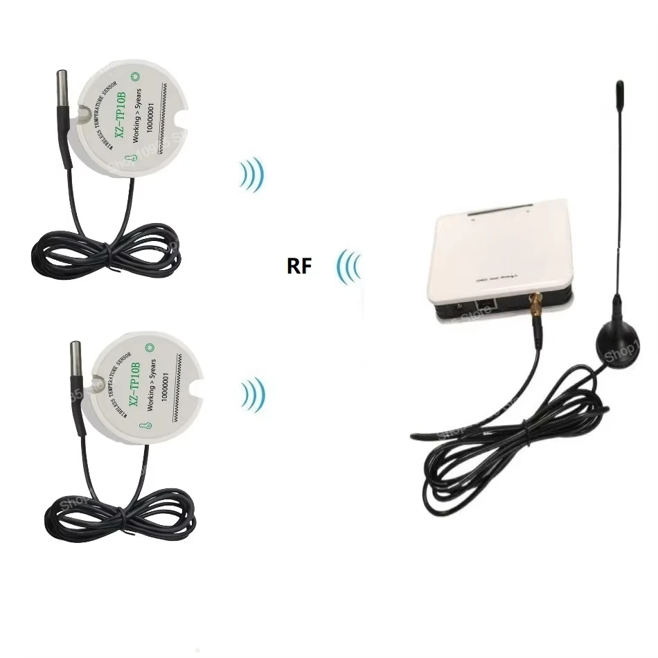 868MHz 433MHz refrigerator temperature sensor probe wireless monitoring temperature