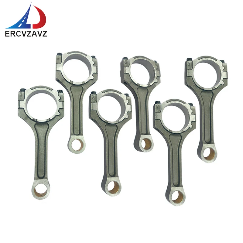 

6 Pieces Engine Connecting Rod 23510-3L100 23510-3CFA0 For Hyundai Santa Fe Kia Sedona Cadenza EX LX 3.3L 3.5L 23510-3CFA1